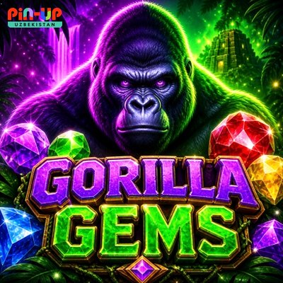Katalog o‘yini «Gorilla Gems» — banner ko‘rinishi